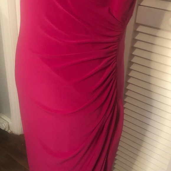 Lauren Ralph Lauren Women’s Pink Fitted Dress Size 12 - Picture 3 of 11